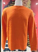 1 x ACNE STUDIOS 'Peele' Men's Luxury Wool & Cashmere Sweater in Orange - LARGE - RRP £450.00