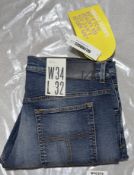 1 x Pair of TIGER OF SWEDEN Men's Premium Slim Fit Jeans, with Tags - Size: W34 / L32 - RRP £149.00