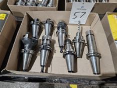 (8) Assorted CT40 Tool Holders