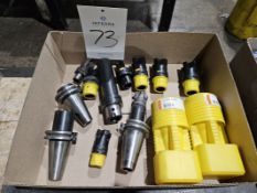 (5) Assorted CT40 Capto C2 & C4 Tool Holders & Cutters
