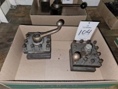 (2) 4-Way Lathe Tool Post