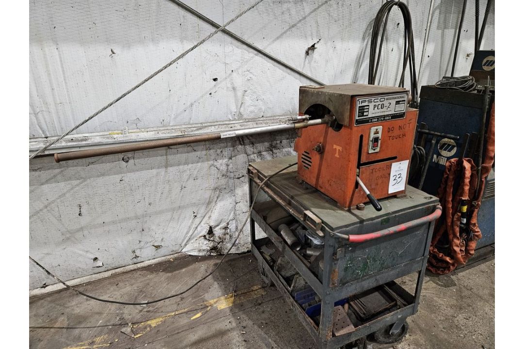 Ipsco PCO-2 Pin Cut-off & Grind Machine - Image 1 of 2