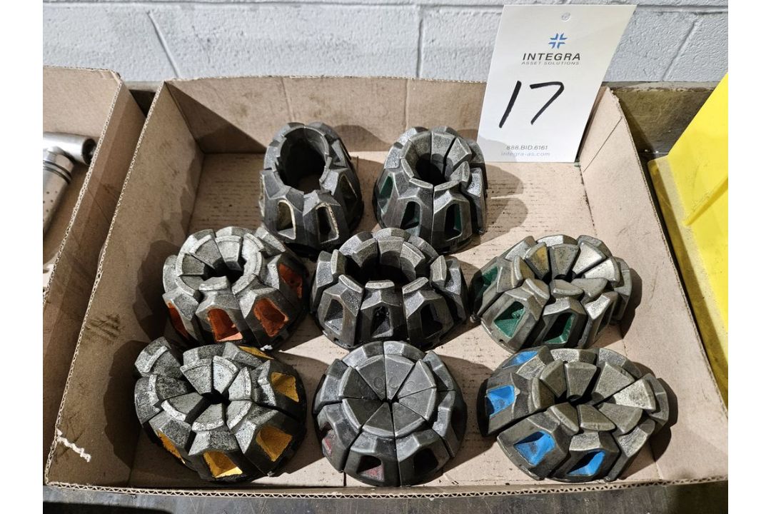 (8) Assorted Hydraulic Hose Fitting Crimp Dies