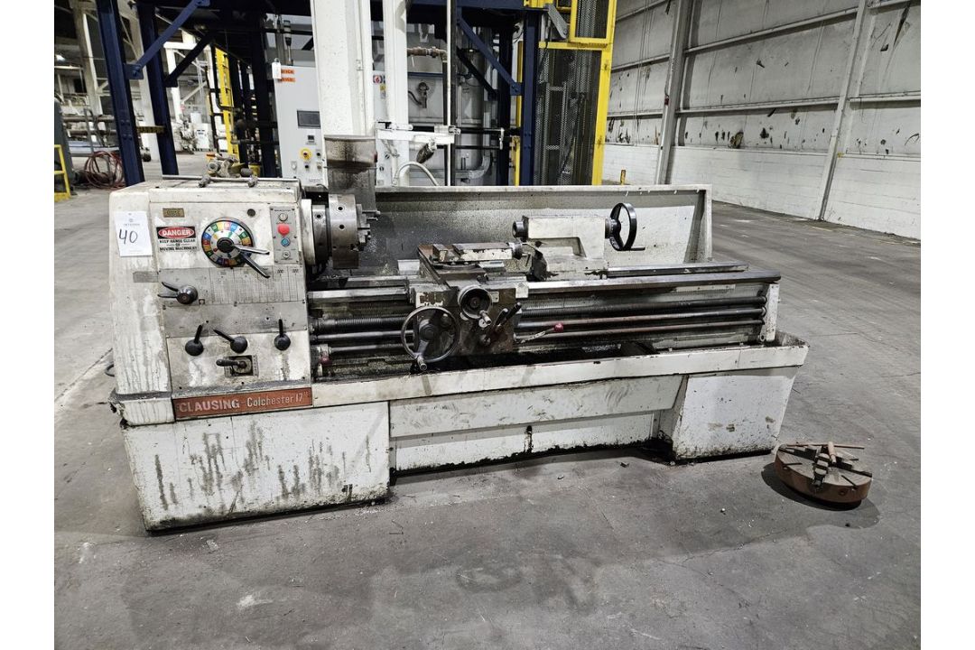 Clausing-Colchester 17" x 80" Engine Lathe - Image 1 of 6