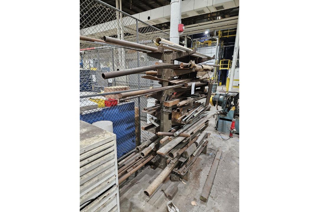 Steel Rack w/ Contents - Image 2 of 2