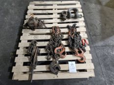 Lot of Assorted Lifting Equipment