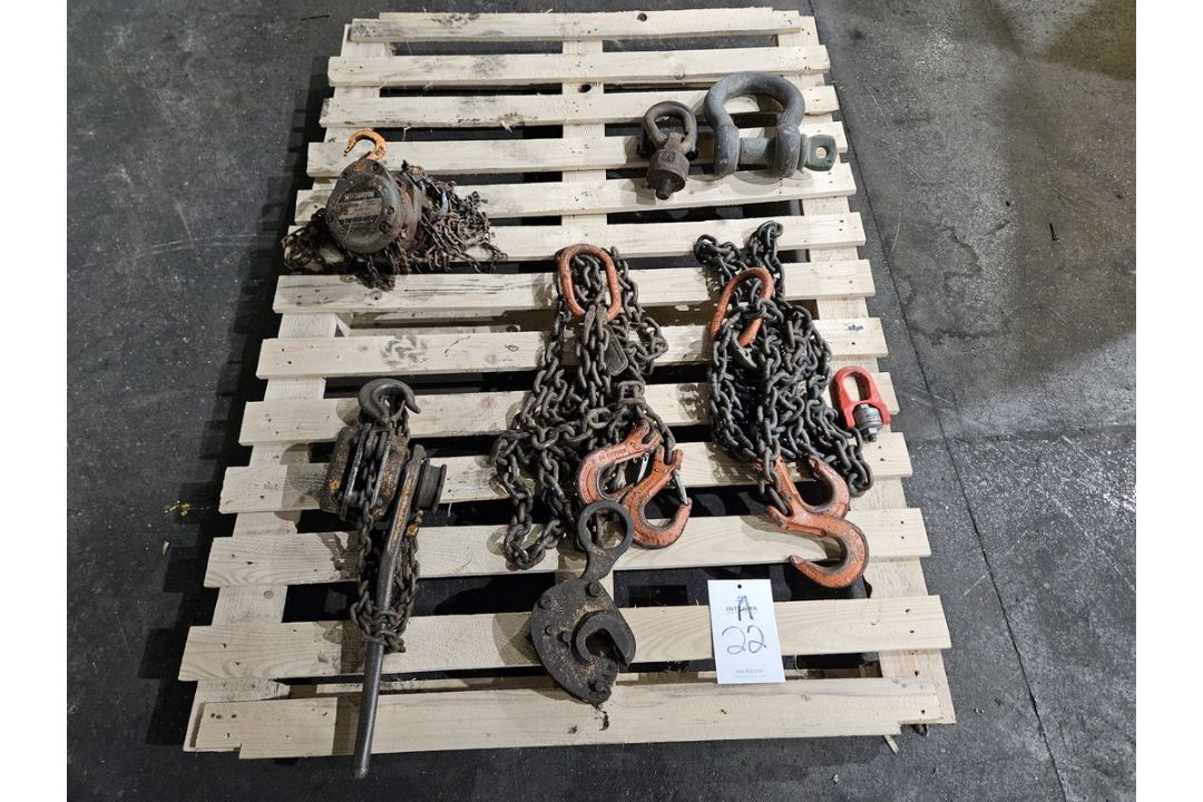 Lot of Assorted Lifting Equipment