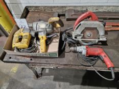 (4) Assorted Electric Tools