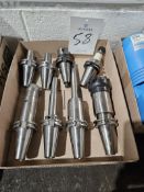 (8) Assorted CT40 Tool Holders