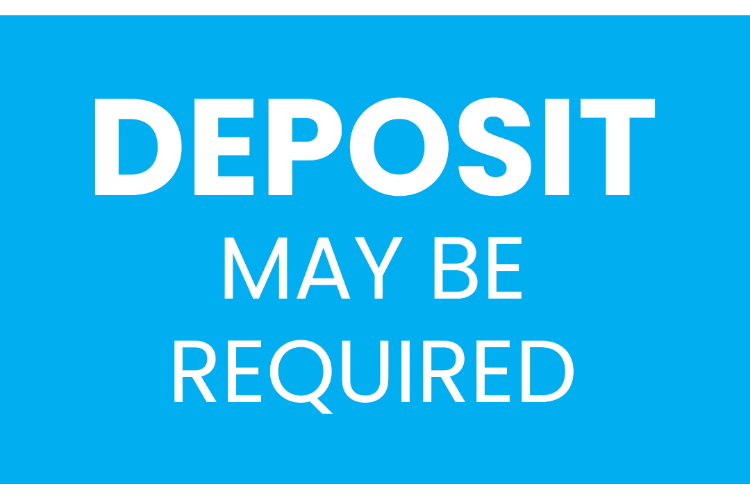 BUYERS RESIDING OUTSIDE THE U.S.A. OR CANADA, MAY BE REQUIRED TO SEND A $2,000.00 DEPOSIT