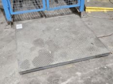 Rice Lake 4X4 HPLD-5K Floor Scale