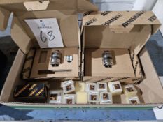 (2) Renishaw Used RLP40 Probe Heads w/ Assorted Parts