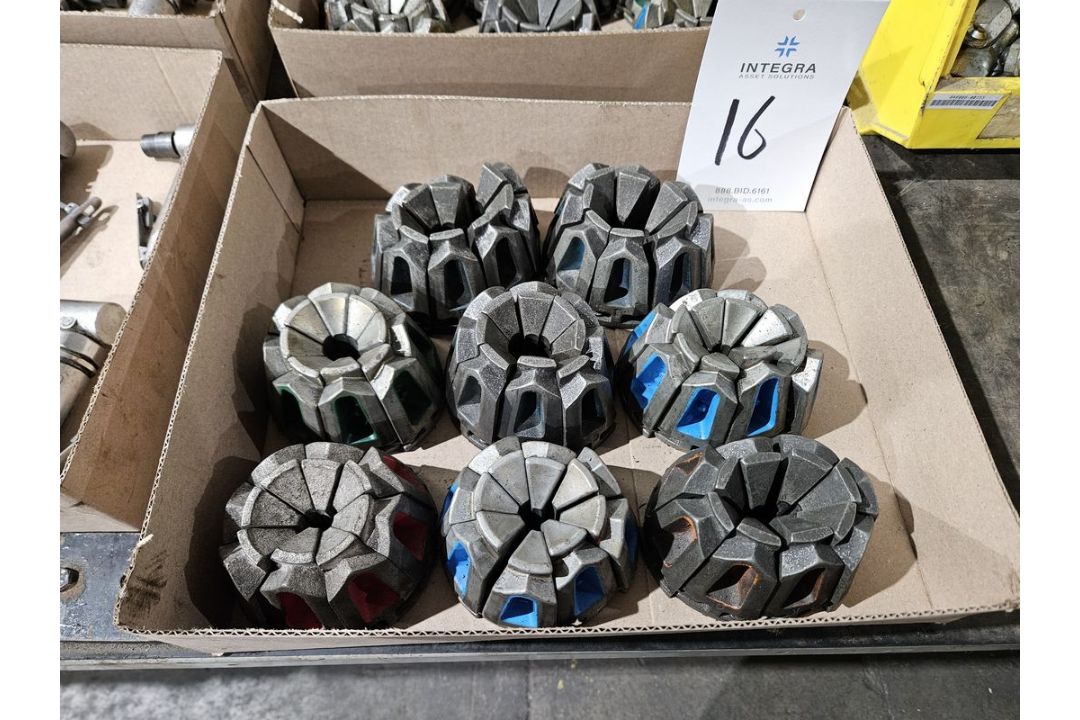 (8) Assorted Hydraulic Hose Fitting Crimp Dies