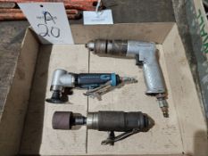 (2) Dynabrade Die Grinders w/ Ingersoll-Rand Pneumatic Drill