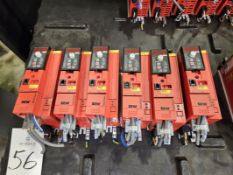 (6) SEW Eurodrive Movitrac B MC07B0015-5A3-4-S0 AC Drives / Inverters