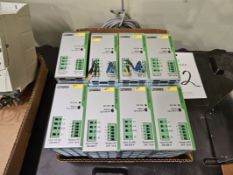 (8) Phoenix Contact TRIO-PS/3AC/24DC/10 Power Source