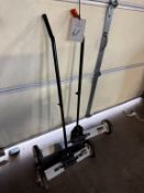 (2) Assorted Central Machinery Magnetic Floor Sweepers
