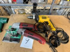(3) Assorted Electric Hand Tools