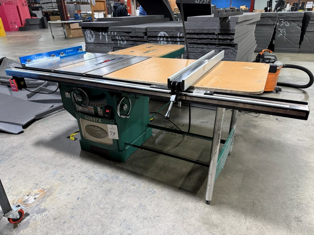 Grizzly G0687X 12" Extreme Series Tilting-Arbor Table Saw