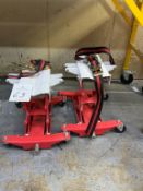 (2) Pittsburgh 450-LB. Low Lift Transmission Jacks