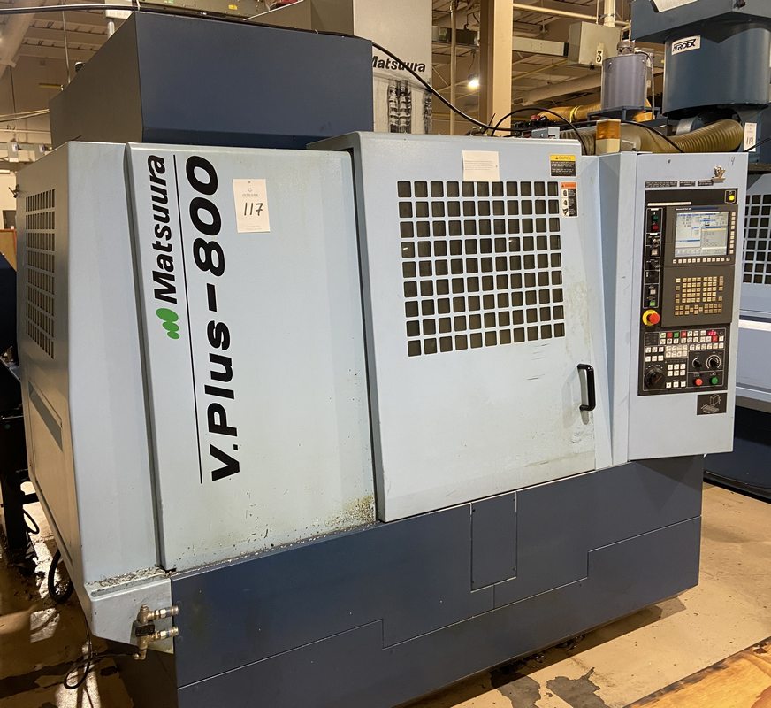 Matsuura V-Plus 800 4-Axis CNC Vertical Machining Center, S/N 17344 (New 2007)