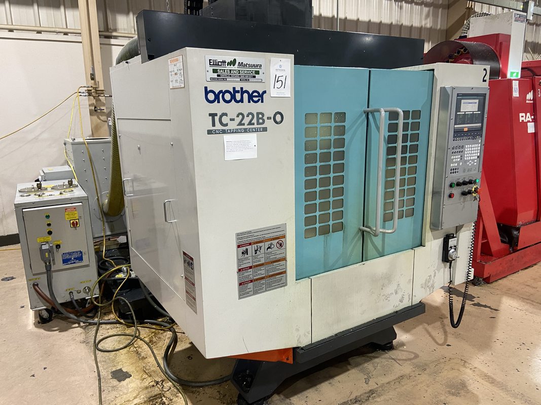 Brother TC-22B-0 4-Axis CNC Drilling & Tapping Machine, S/N 111497 (New 2008)