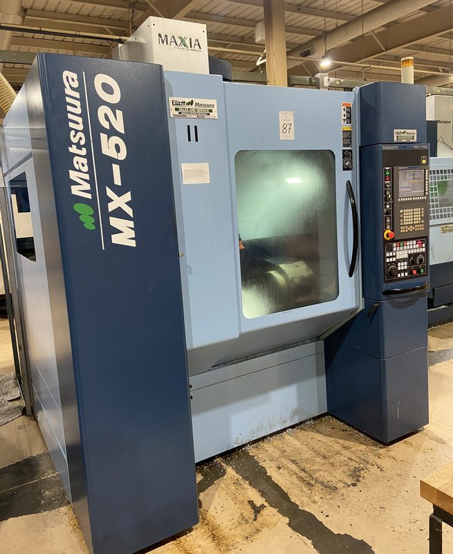 Matsuura MX520 5-Axis CNC Vertical Machining Center, S/N 18330 (New 2011)
