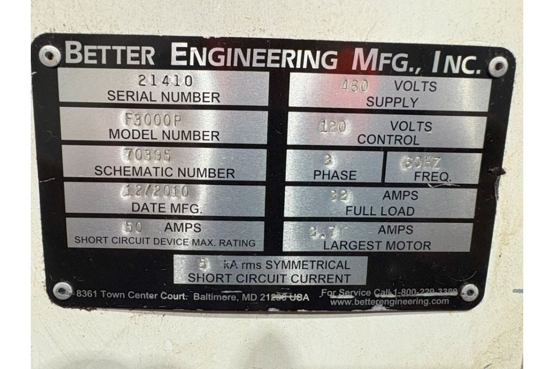 Better Engineering F-3000-P, 36" Parts Washer - Image 4 of 6