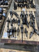 (25) CAT 50 Tool Holders
