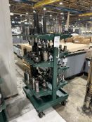 (70) CAT 50 Tool Holders on Cart