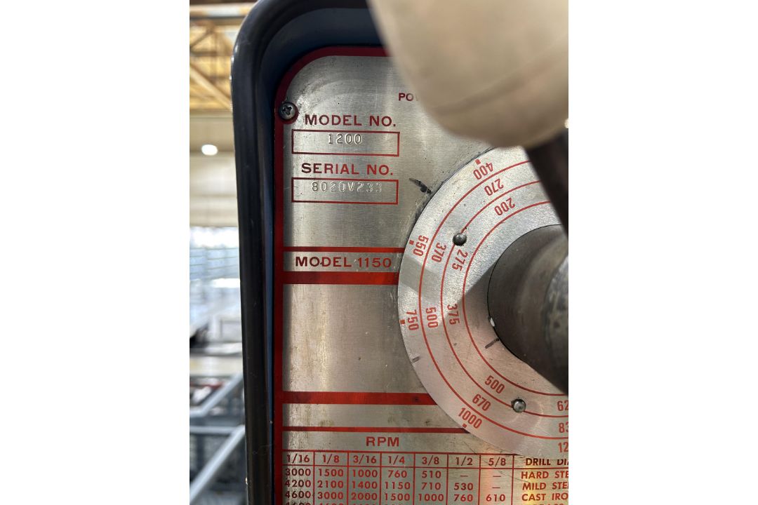 Powermatic 1200 20" Drill Press - Image 4 of 5