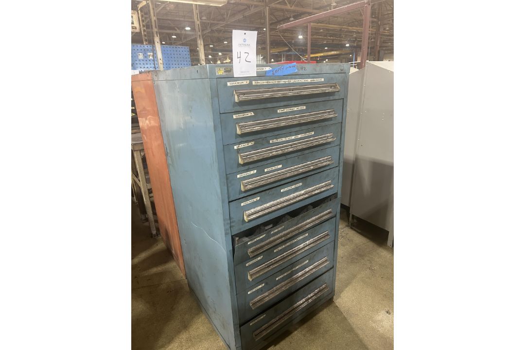 Stanley Vidmar 9-Drawer Cabinet
