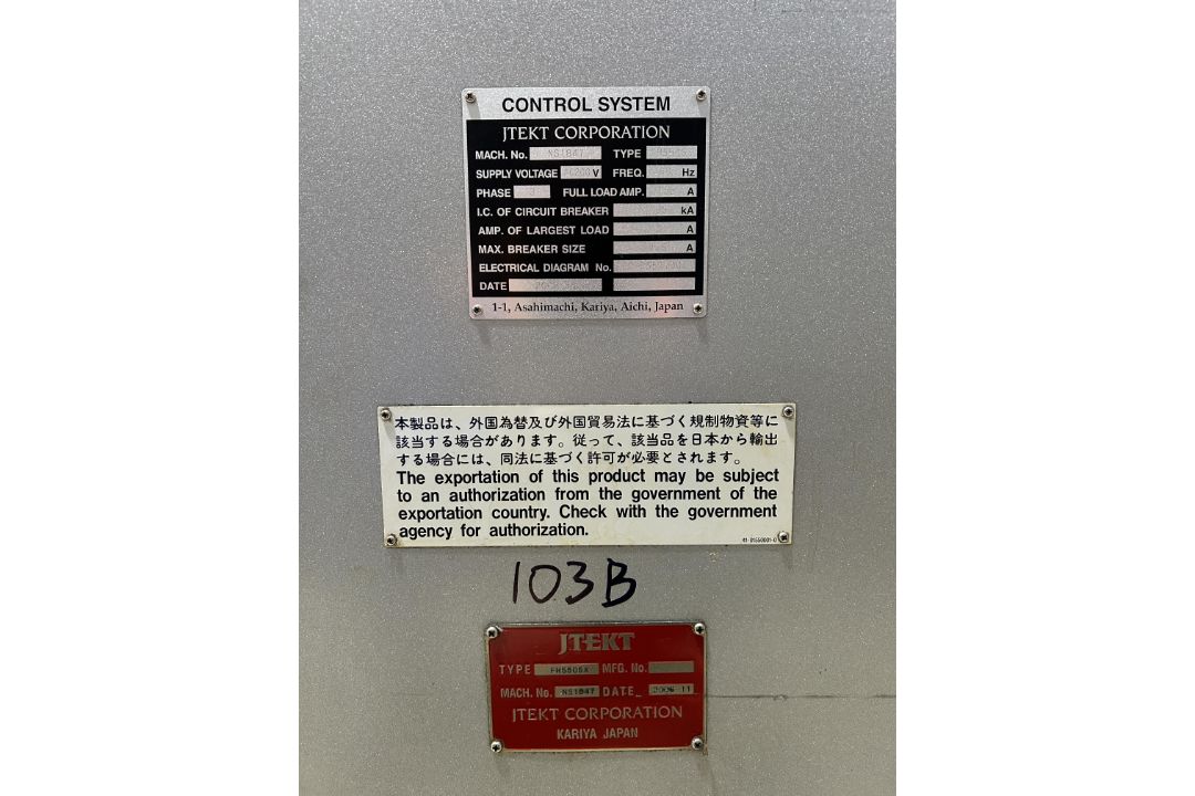 Toyoda FH550SX 4-Axis CNC Horizontal Machining Center - Image 10 of 14