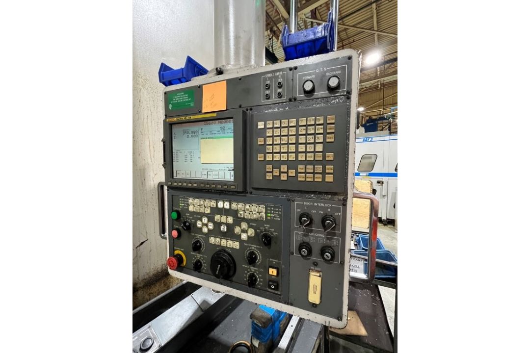 Okuma 2SP-V60 Twin-Spindle Twin-Turret CNC Vertical Lathe - Image 3 of 12