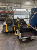 (7) Cecor DB-044-5X-C 1000-Lb Capacity Chip Hoppers