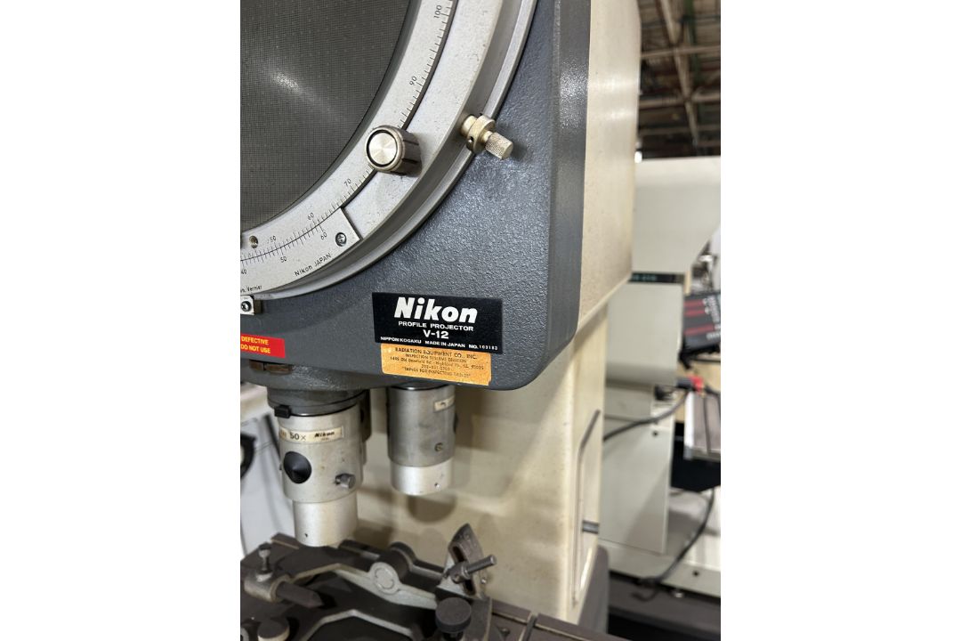 Nikon V-12 Bench Top Profile Projector - Image 2 of 9