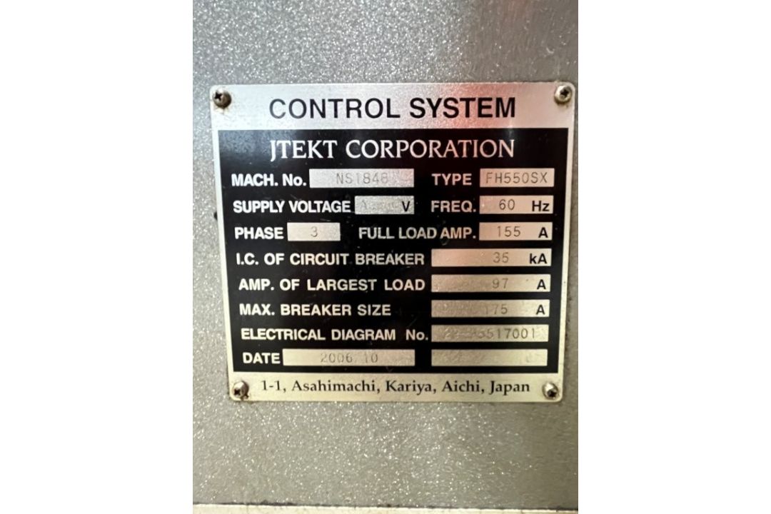 Toyoda FH550SX 4-Axis CNC Horizontal Machining Center - Image 9 of 10