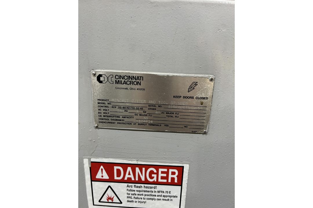 Cincinnati Milacron MT Monoset Tool & Cutter Grinder - Image 5 of 6