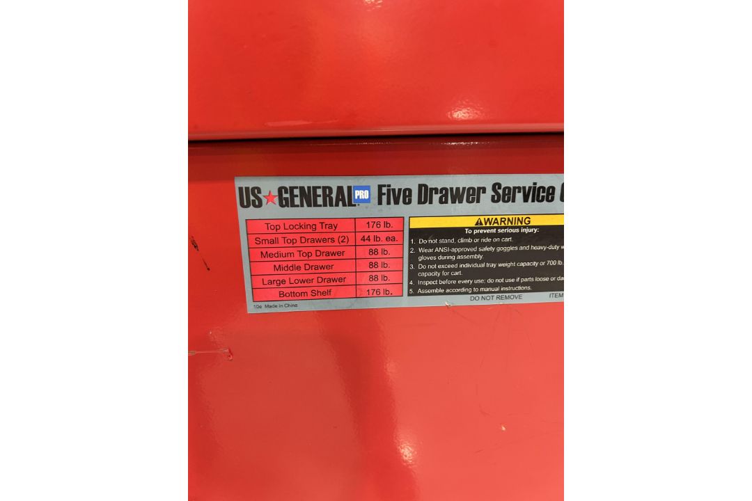 US General Rolling Tool Cabinet - Image 2 of 2