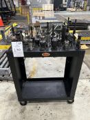 (24) CAT 50 Tool Holders on Cart