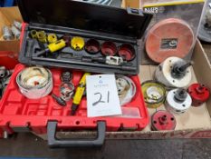 Lot of Assorted Hole Saws