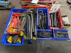 Lot of Assorted Hex Wrenches
