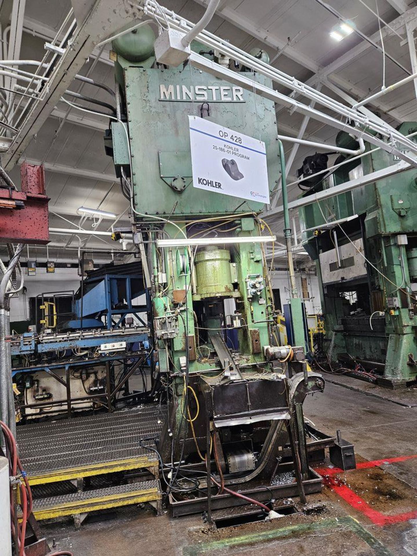 Minster E2-400-84-42 Hevi Stamper 400-Ton Straight Side Double Crank Press - Image 2 of 8