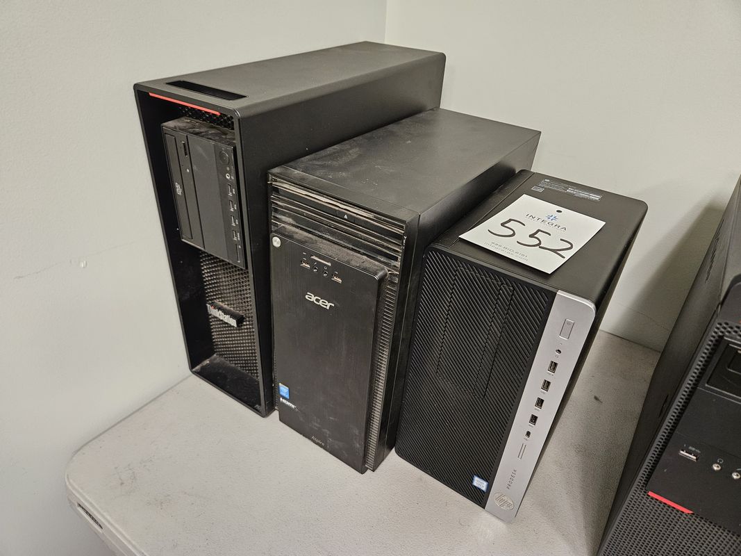 (3) Assorted Computers