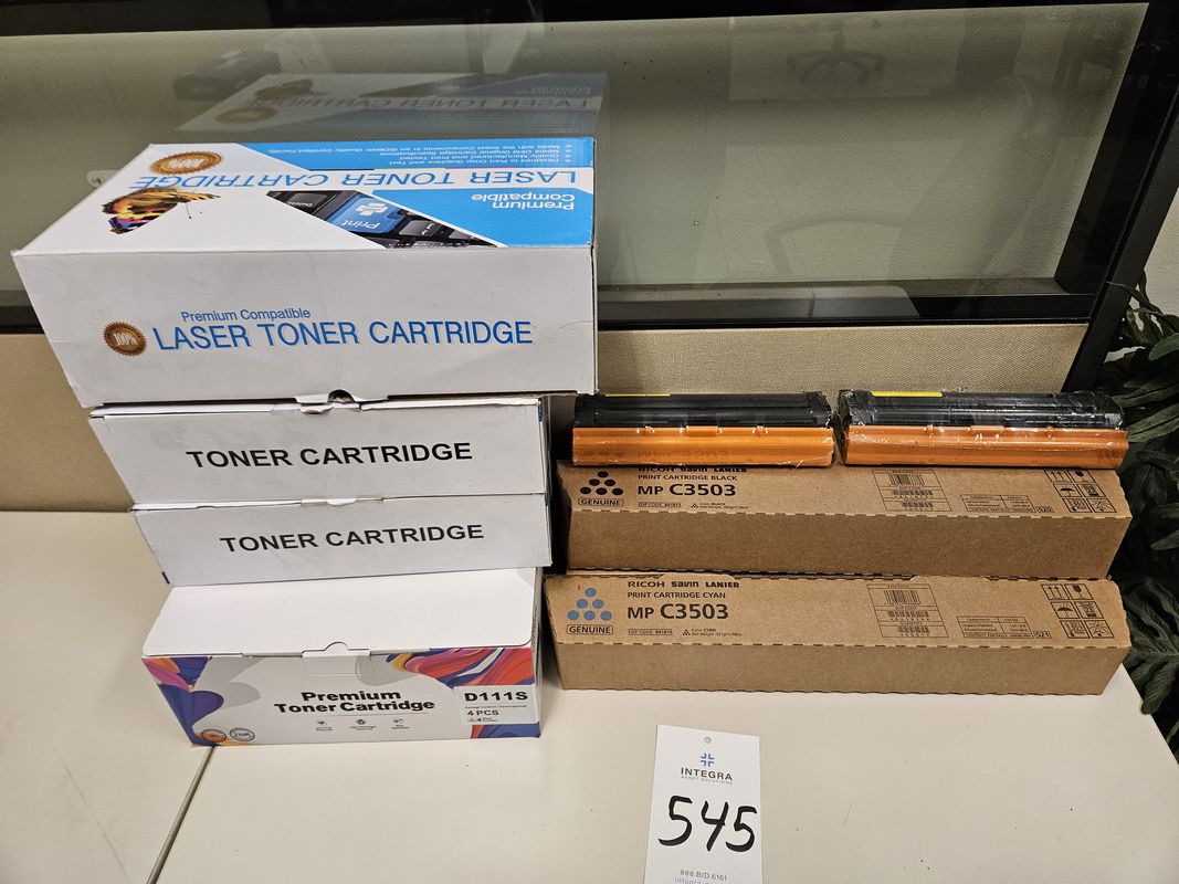 Lot Of Assorted Printer Cartridges