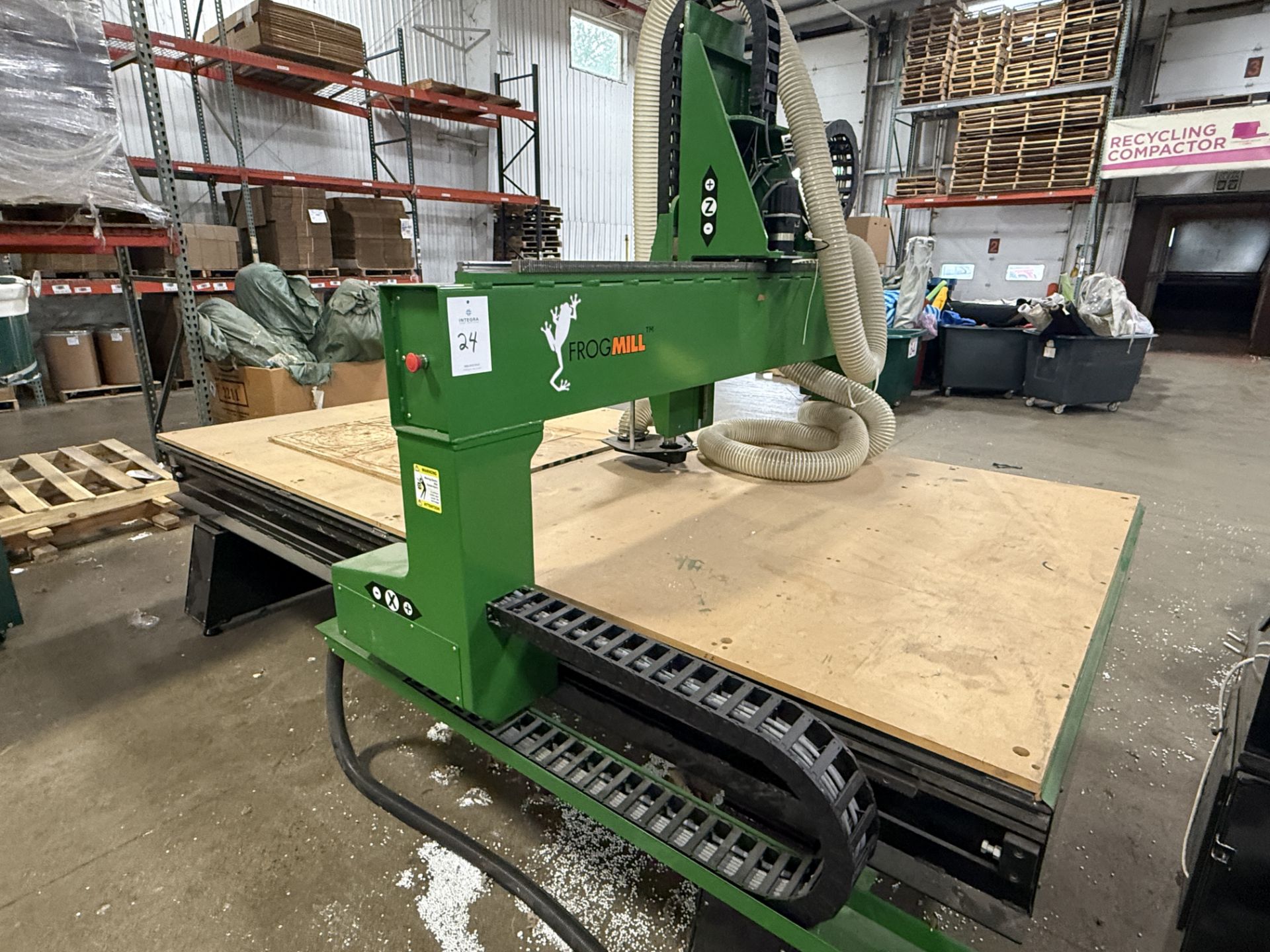 Streamline Automation Frog 3D SFM72X120 4-Axis CNC Router, S/N SFM2104 ...