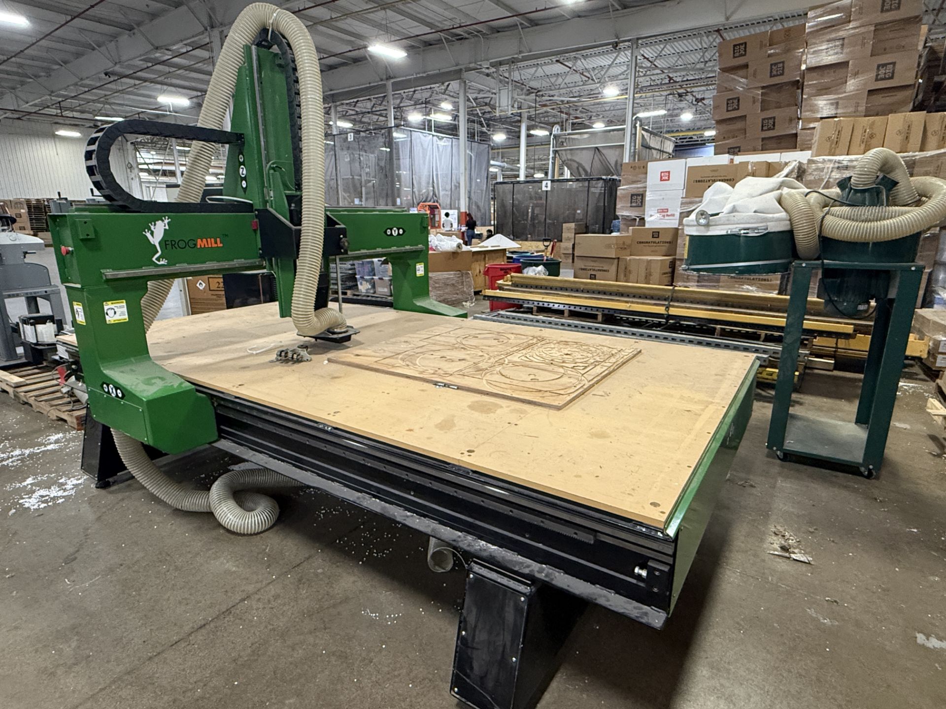 Streamline Automation Frog 3D SFM72X120 4-Axis CNC Router, S/N SFM2104 ...