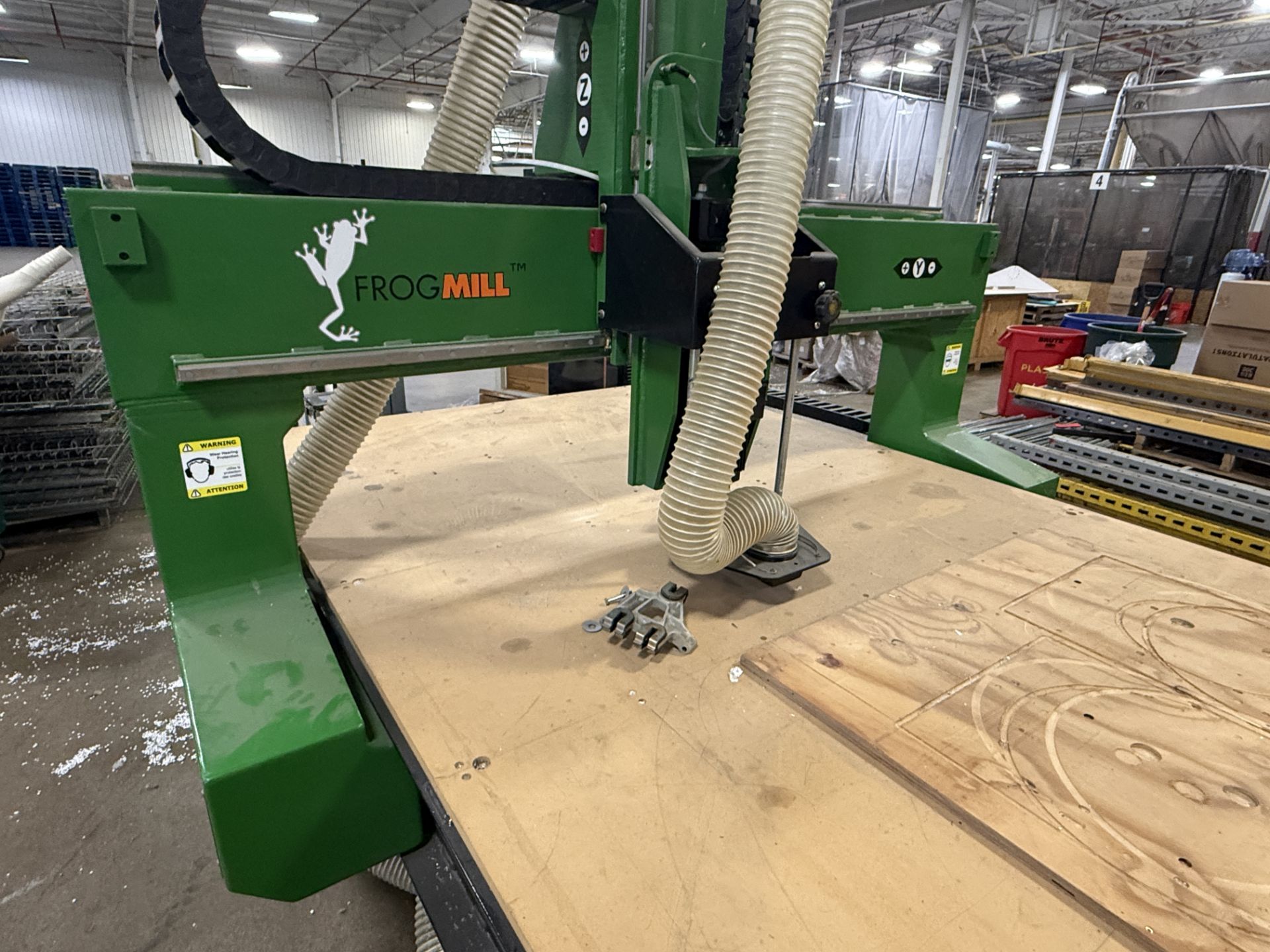 Streamline Automation Frog 3D SFM72X120 4-Axis CNC Router, S/N SFM2104 ...