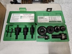 Greenlee 635 Cutter Kit & 735BB Knockout Set