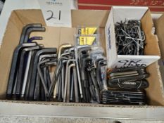 Lot of Assorted Hex Wrenches